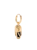 Capsule Eleven capsule Onyx hoop earring - Gold