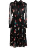 Ulla Johnson Reina chiffon midi dress - Black