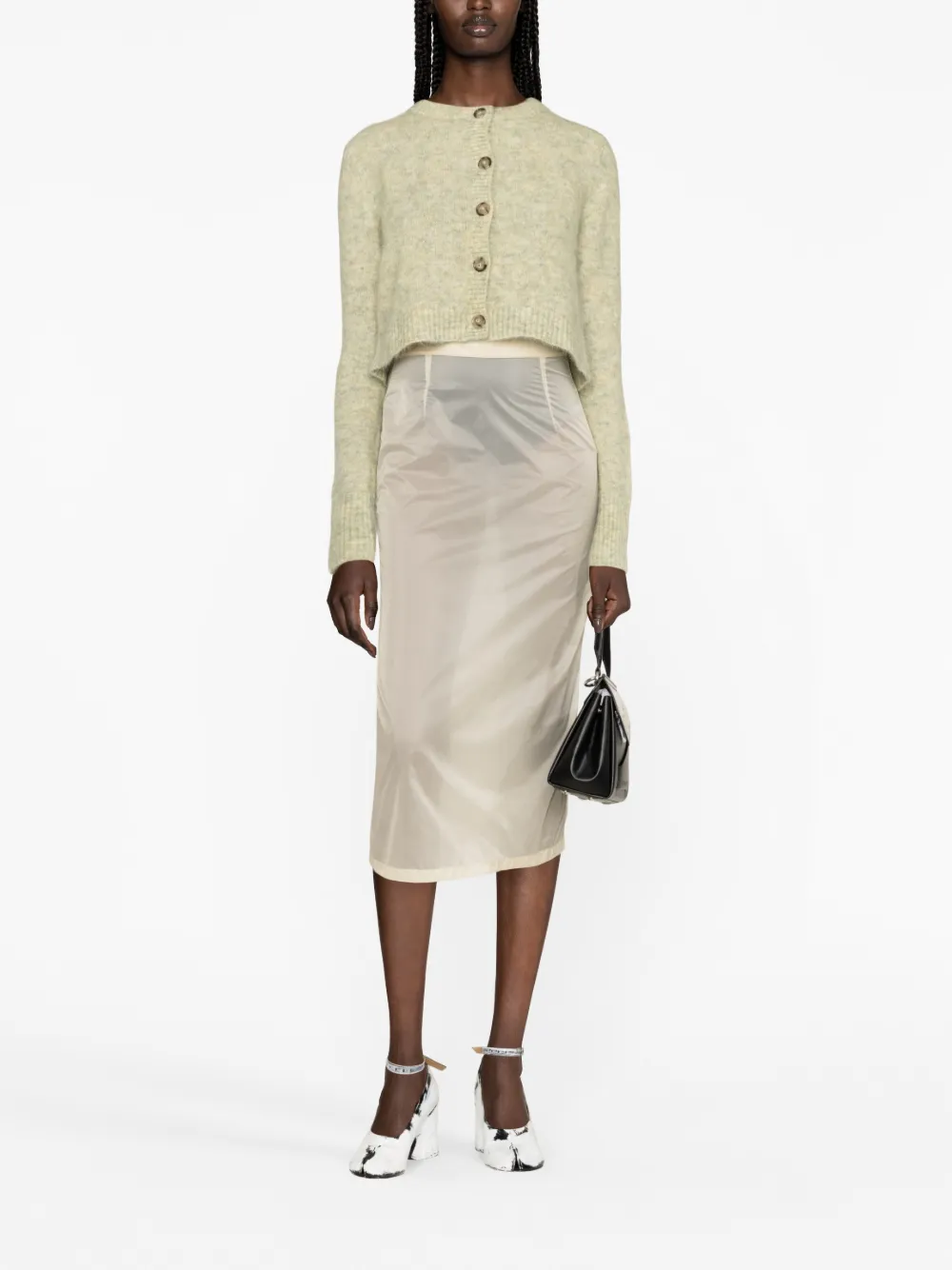 Maison Margiela High waist rok - Beige