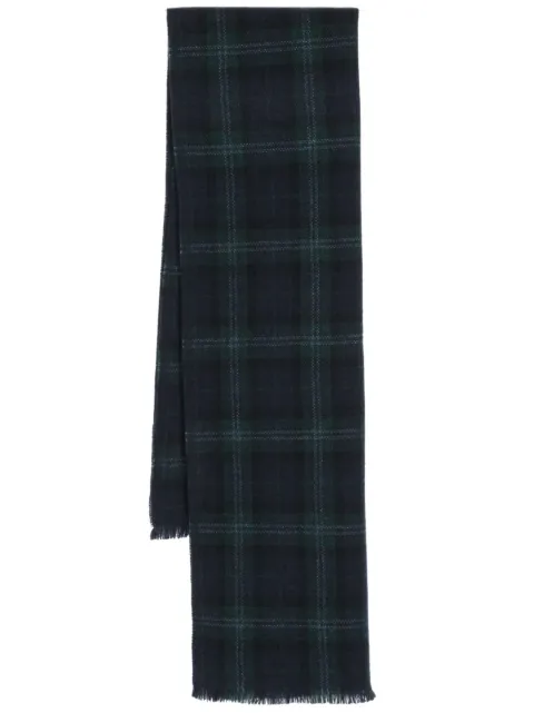 Brunello Cucinelli plaid-check cashmere scarf