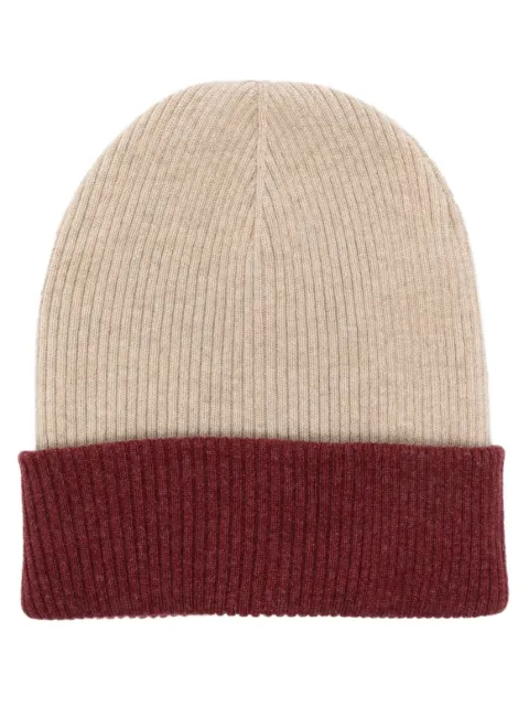 Brunello Cucinelli ribbed-knit cashmere beanie 