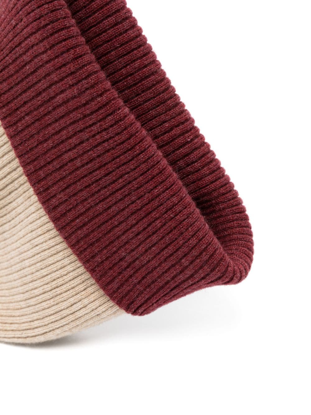 Shop Brunello Cucinelli Ribbed-knit Cashmere Beanie In Neutrals