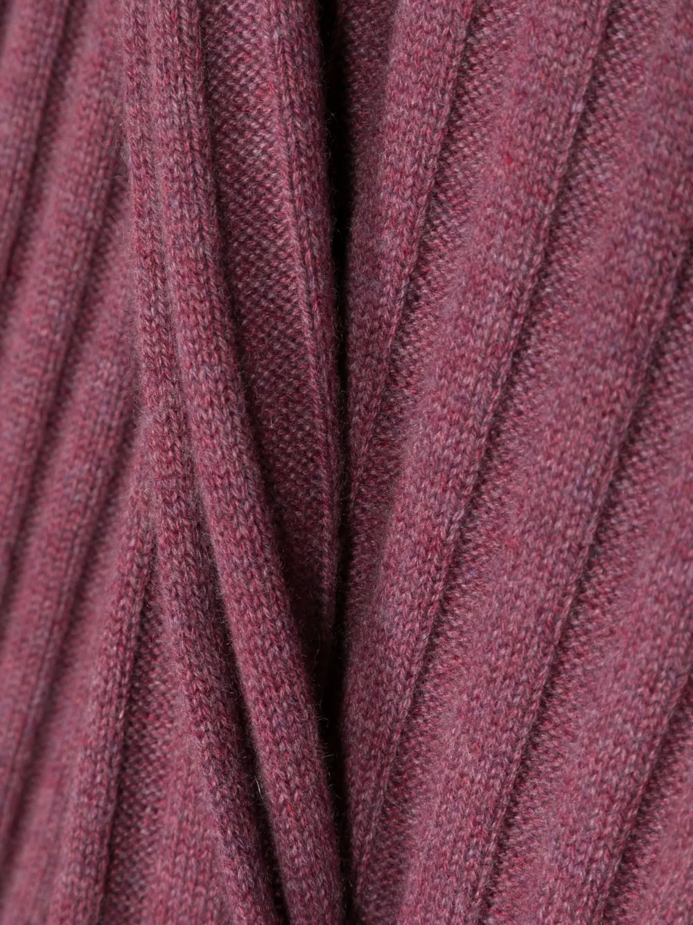 Brunello Cucinelli Ribgebreide sjaal Paars