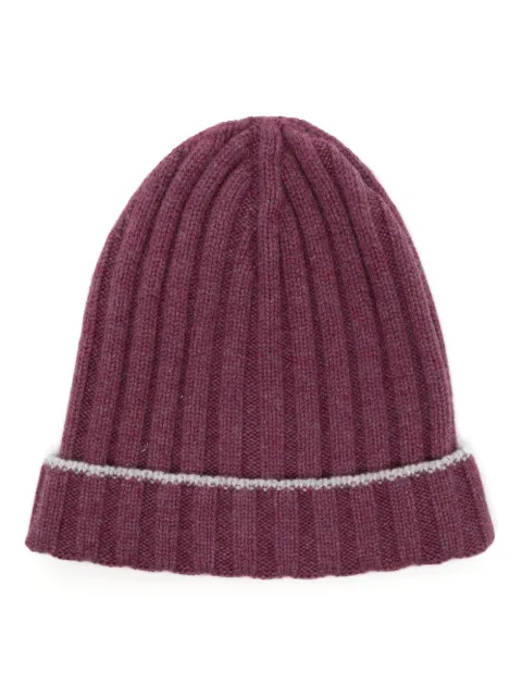 Brunello Cucinelli ribbed cashmere beanie