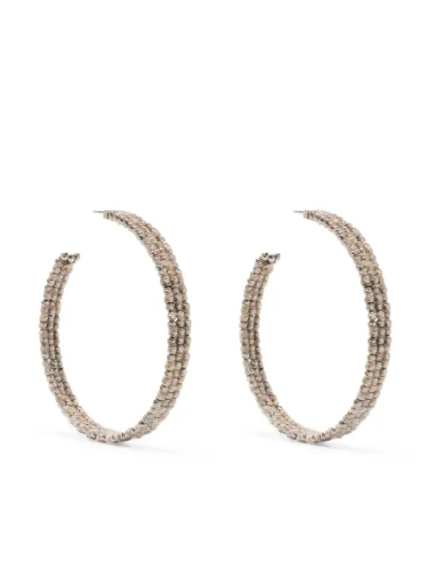 Brunello Cucinelli chunky hoop earrings