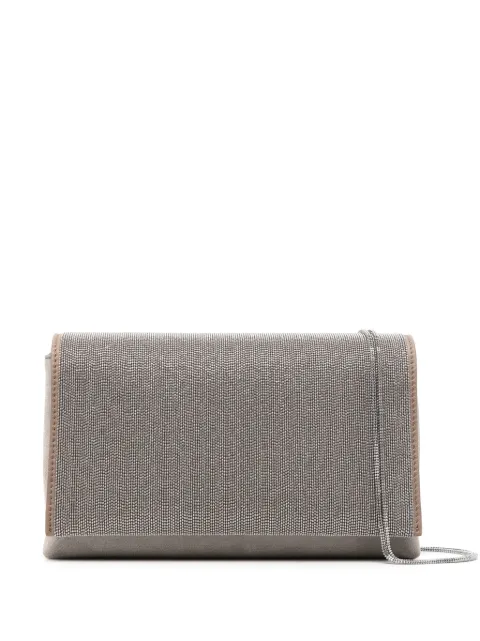 Brunello Cucinelli bolso de hombro con aplique Monili