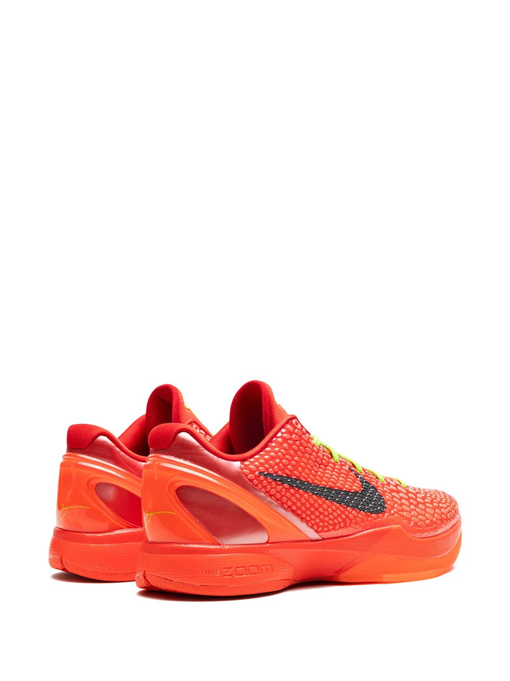 Shop Nike Kobe 6 Protro "reverse Grinch" Sneakers In Red