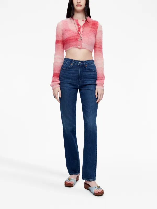 RE/DONE 70's high-waist straight-leg Jeans | Blue | FARFETCH