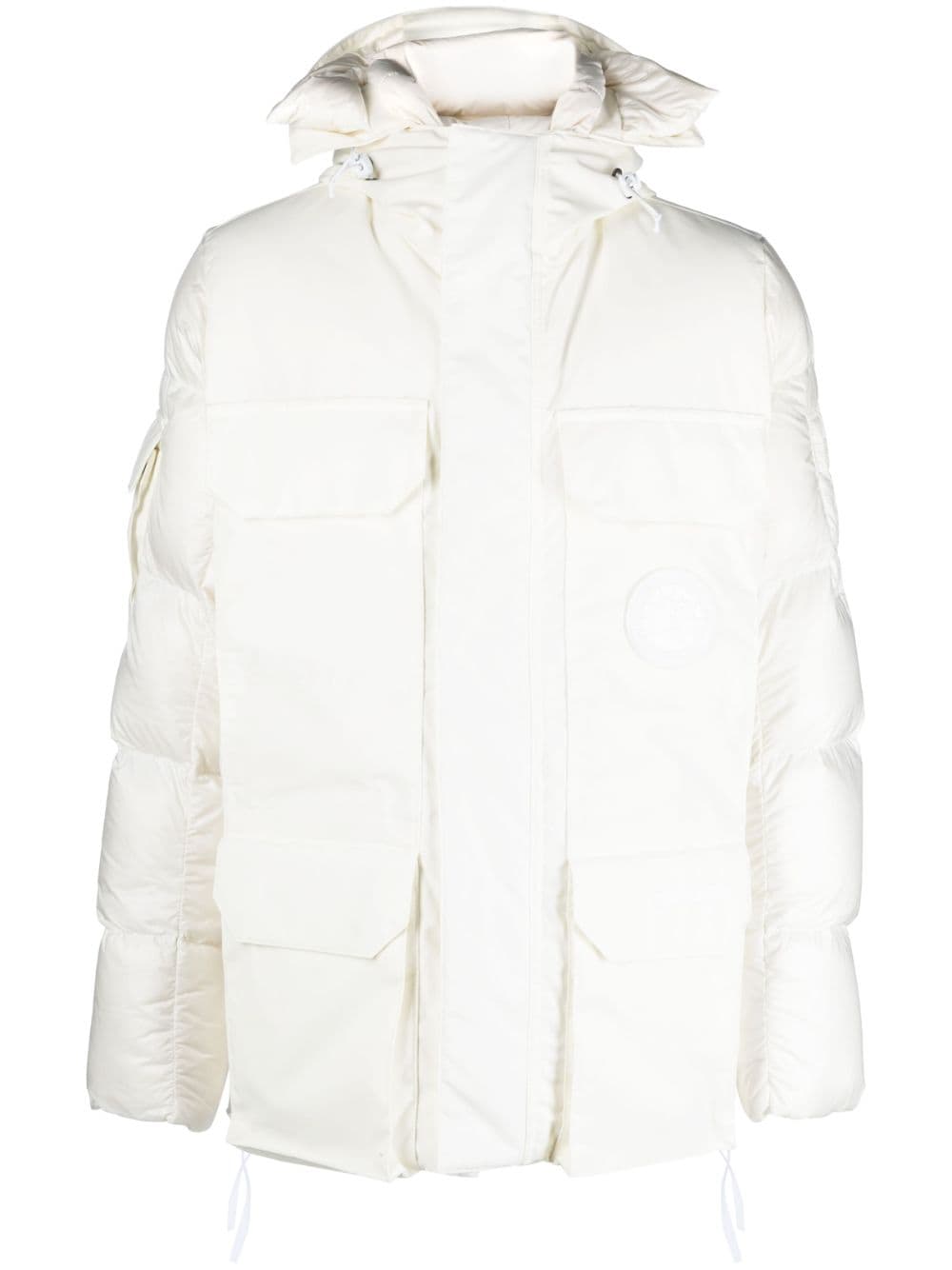 Canada Goose Paradigm Expedition Hooded Padded Jacket In White