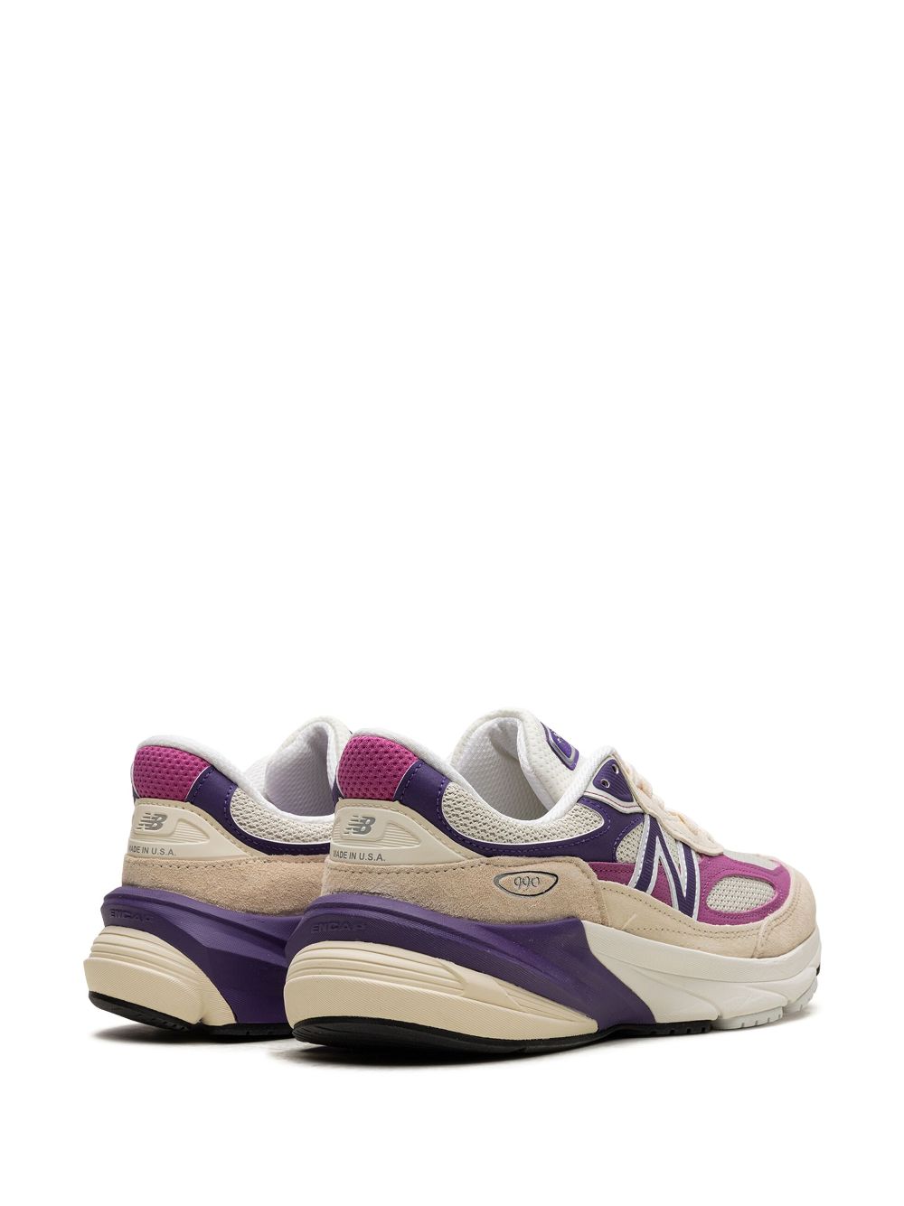 hype New Balance 990v6 "Made in USA - Macadamia Nut Magenta" sneakers 