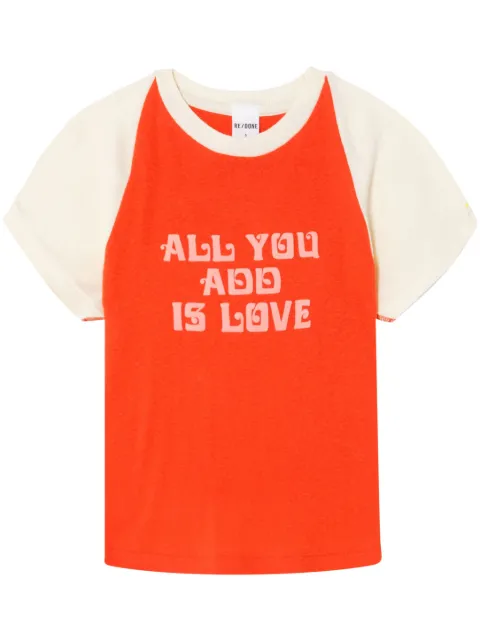 RE/DONE graphic-print cotton T-shirt