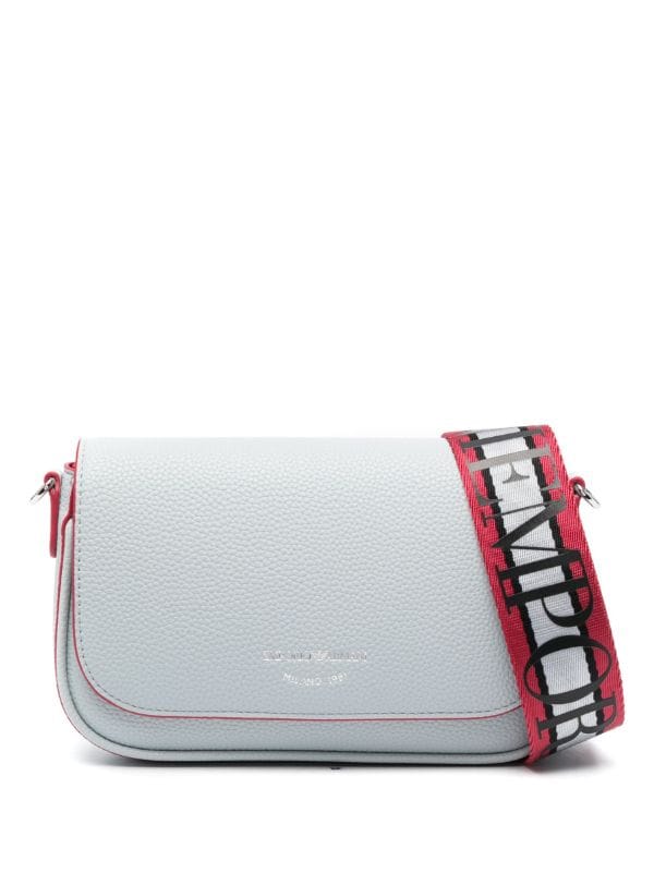 Emporio Armani Logo Strap Cross Body Bag - Farfetch