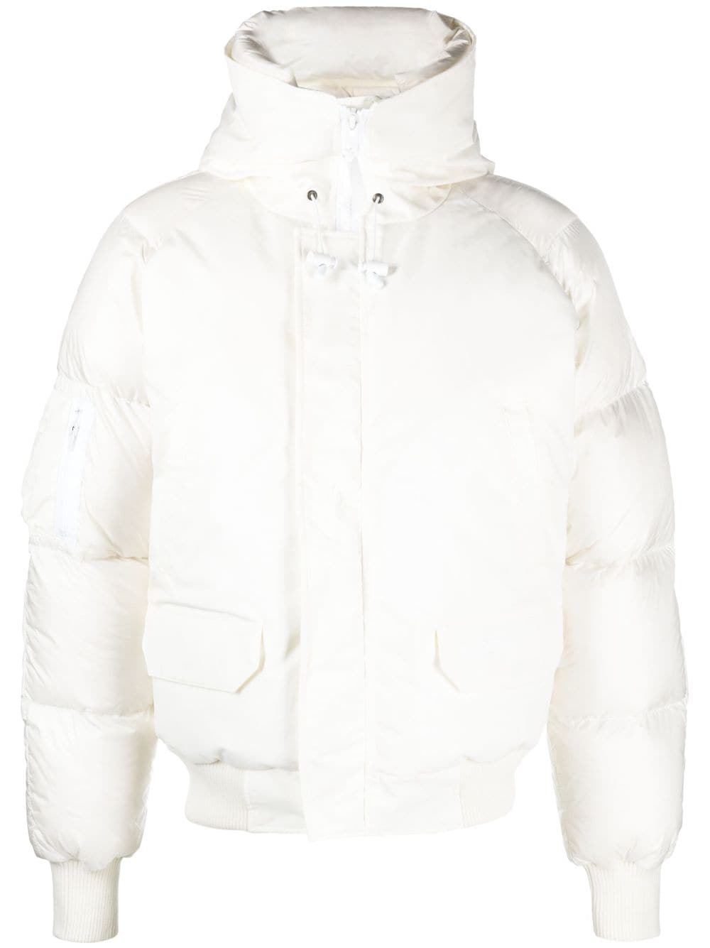Shop Canada Goose Paradigm Chilliwack Padded Bomber Jacket In White