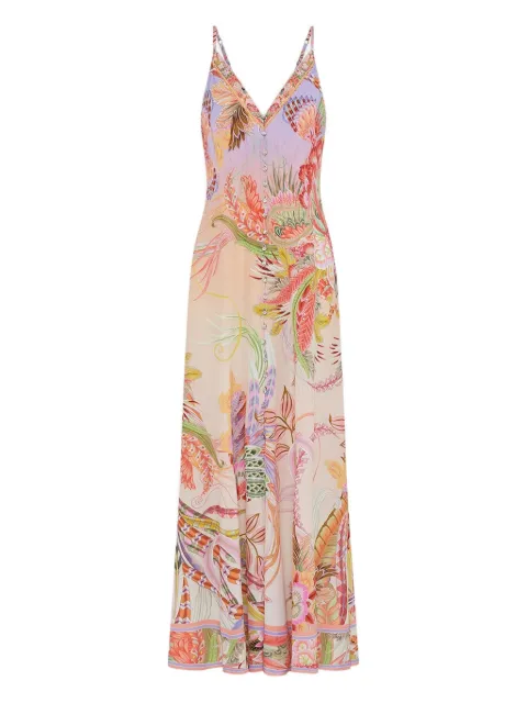 Camilla button strappy dress