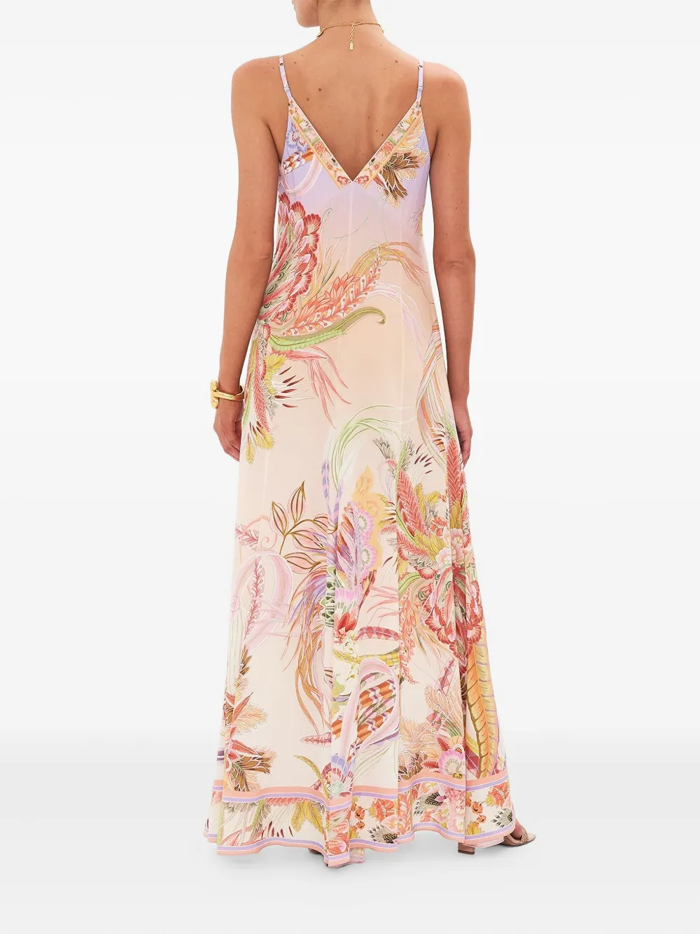 Camilla Jurk met bandjes en knopen Roze