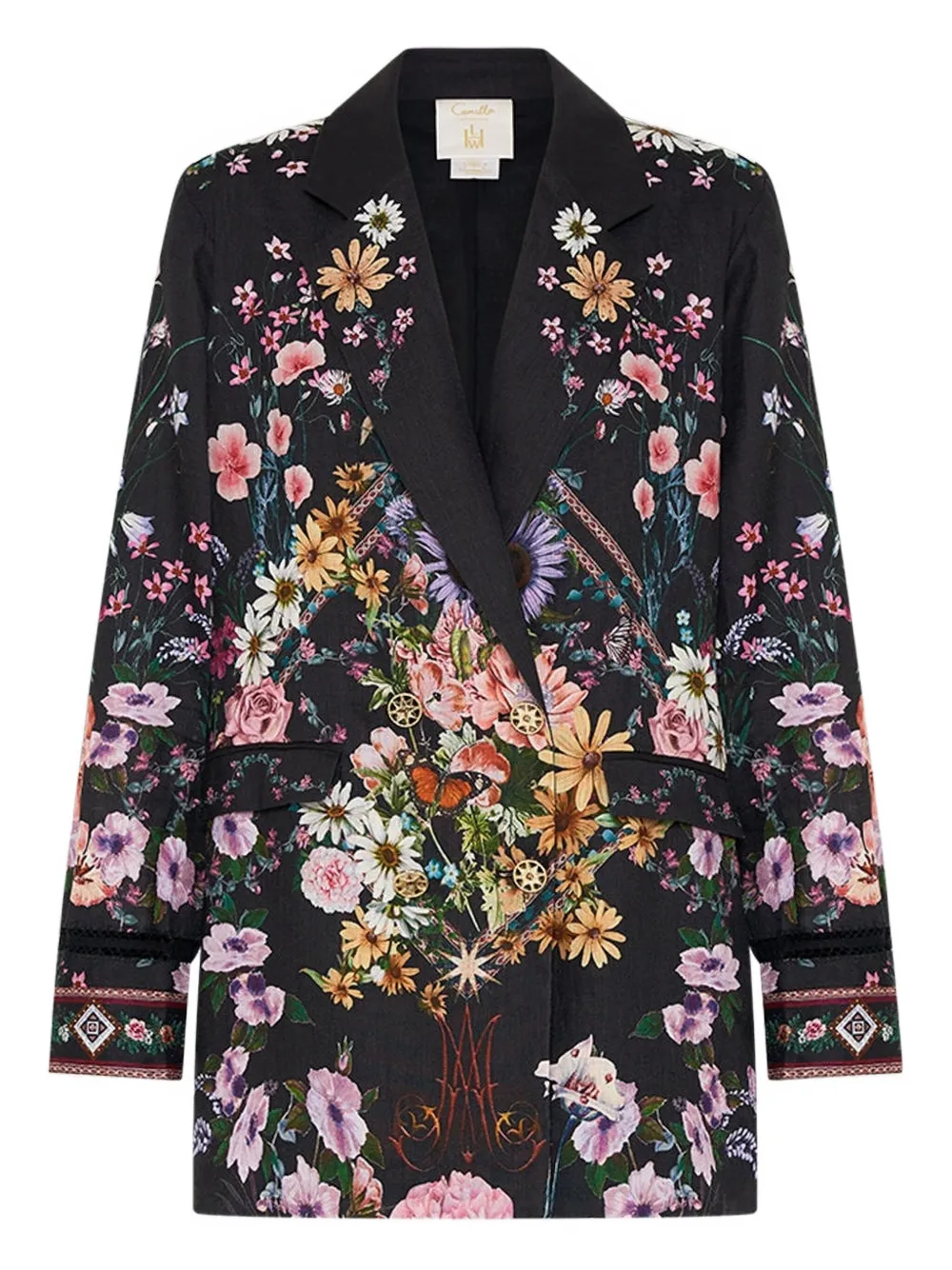 Camilla blazer Letters from a Vineyard | negro | Image 1