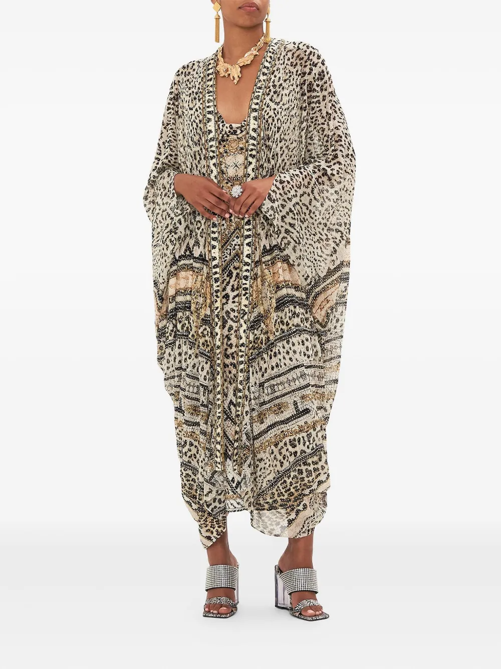 Camilla mosaic-panel layer jacket | Oversized Jackets | Image 2