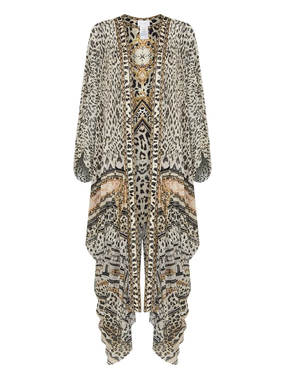 Camilla mosaic-panel layer jacket | Neutrals | Image 1