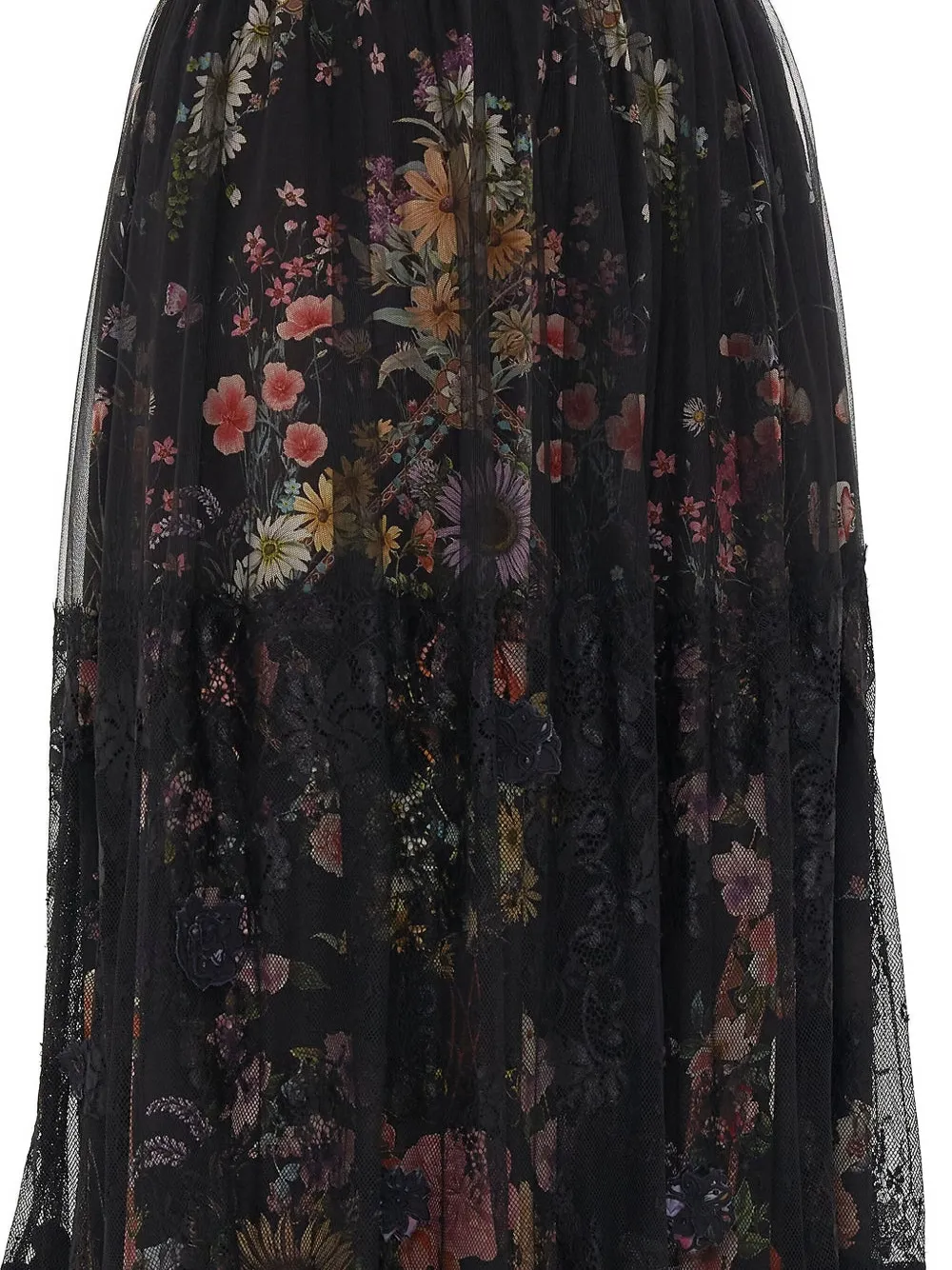 Camilla Letters from a Vineyard maxi-rok Zwart