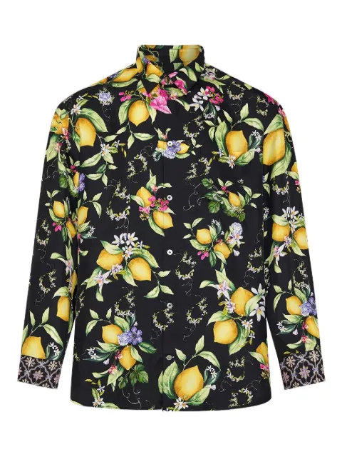Camilla camisa con estampado floral