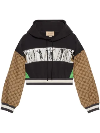 Gucci crop 2025 top hoodie