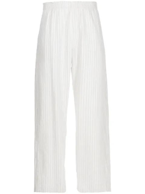 Craig Green pantalones rectos con rayas estampadas
