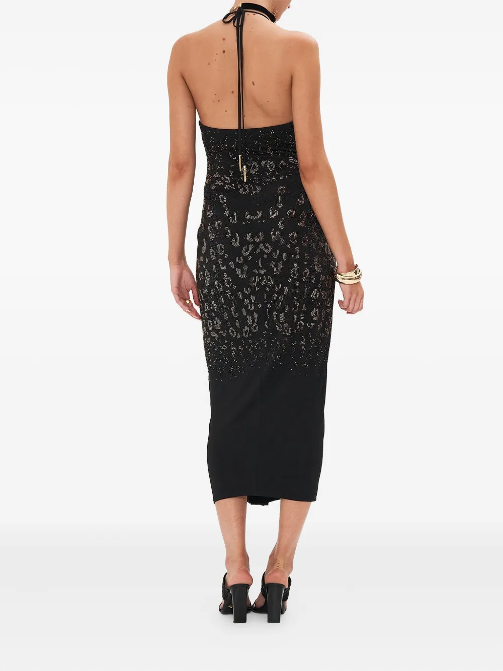 Camilla Gesmockte jurk Zwart