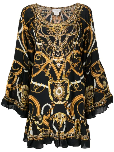 Camilla Coast To Coast silk minidress