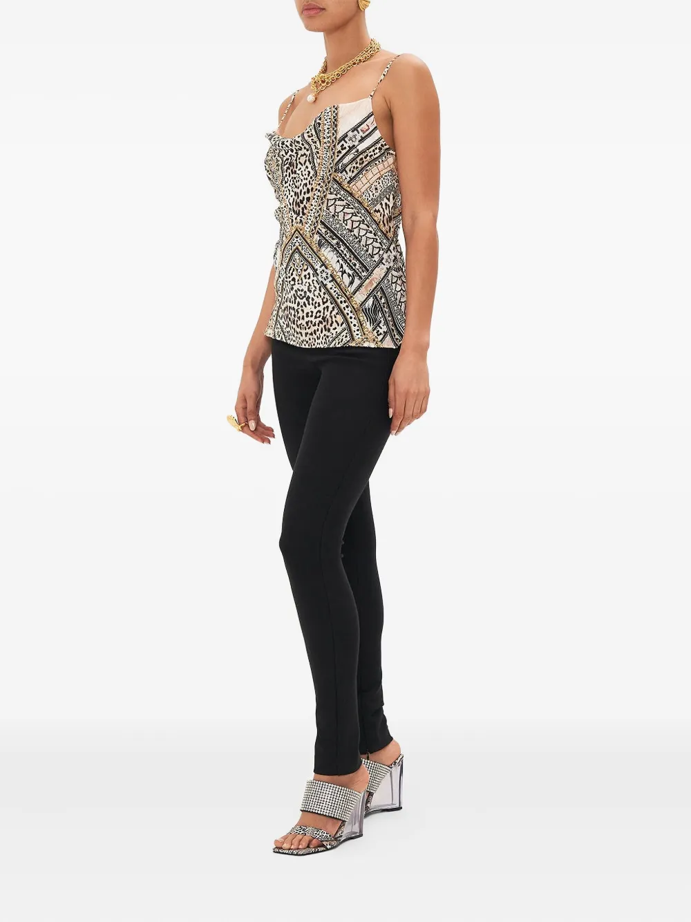 Camilla Mosaic Muse tanktop Beige