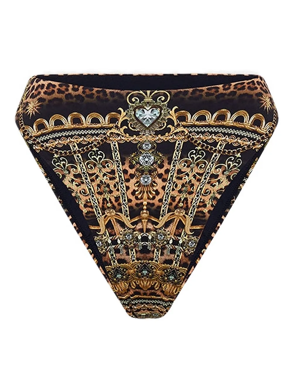 Camilla Masked Moonlight high-waisted bikini bottoms - Toni neutri