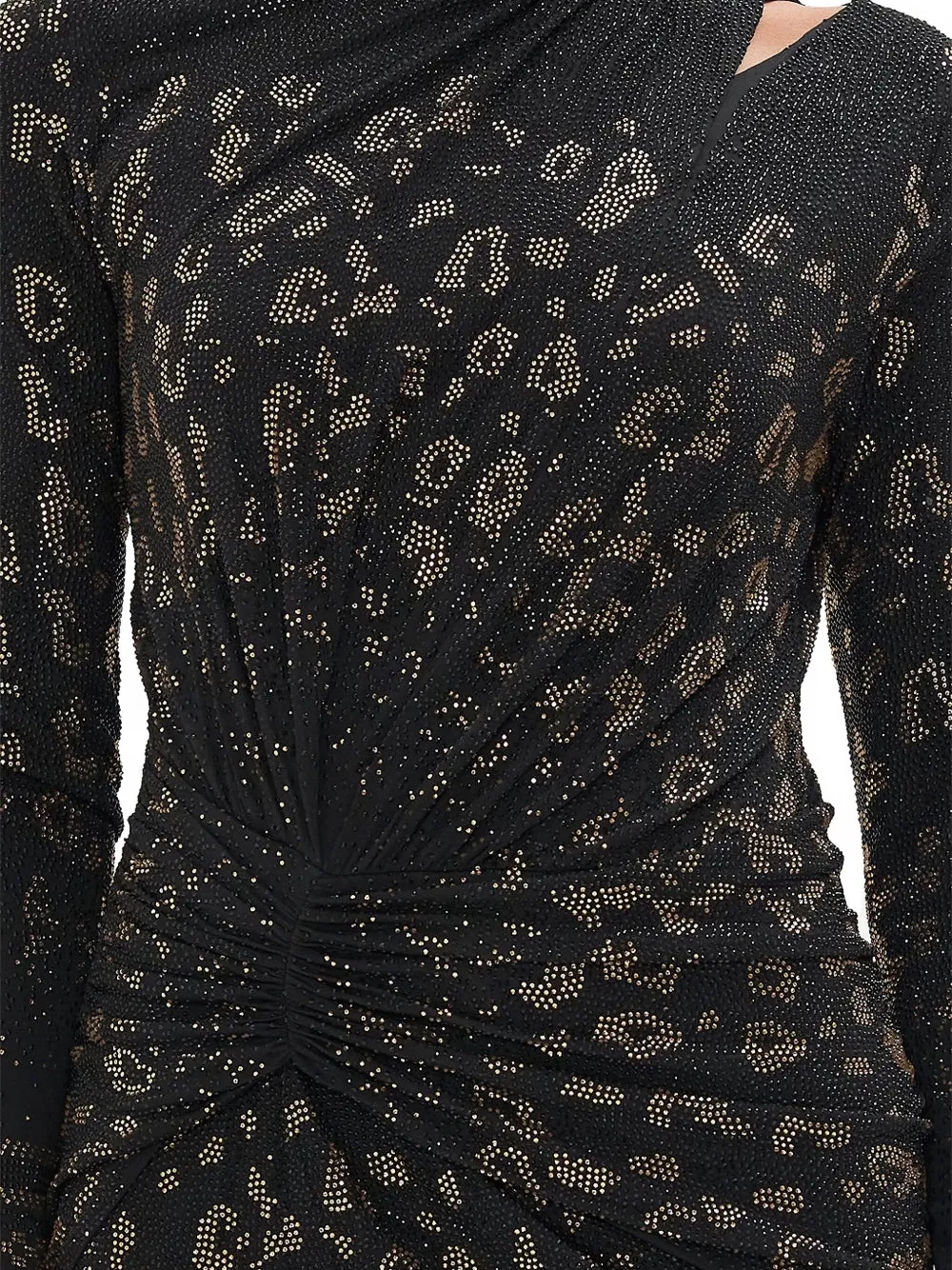 Camilla Mosaic Muse midi-jurk Zwart