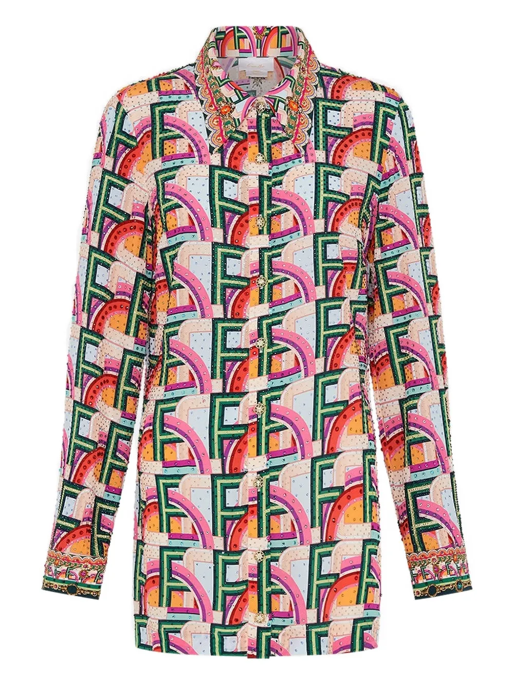 Camilla printed dress - Rosa