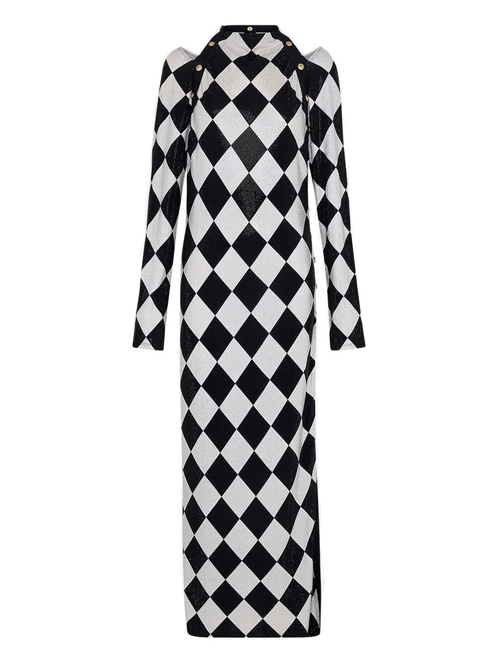 Camilla cut out shoulder jersey dress - ブラック Camilla cut out shoulder jersey dress - ブラック