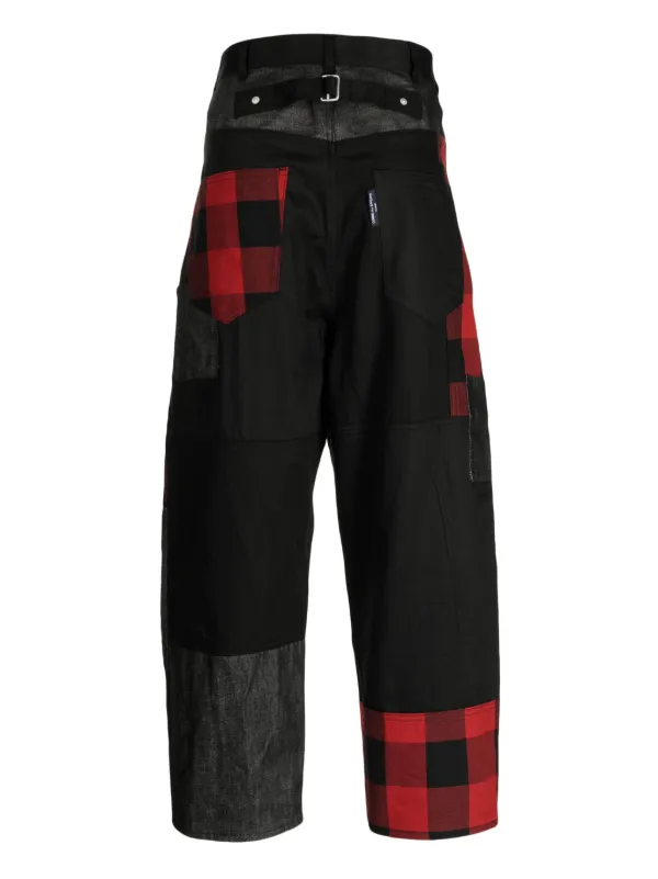 Pantalon best sale patchwork homme