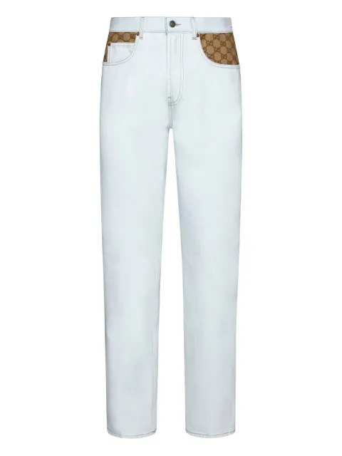 Gucci GG Supreme straight-leg jeans