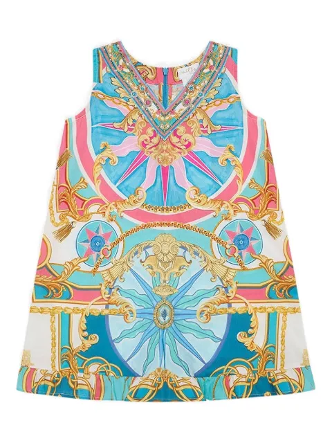 Camilla frilled hem playsuit