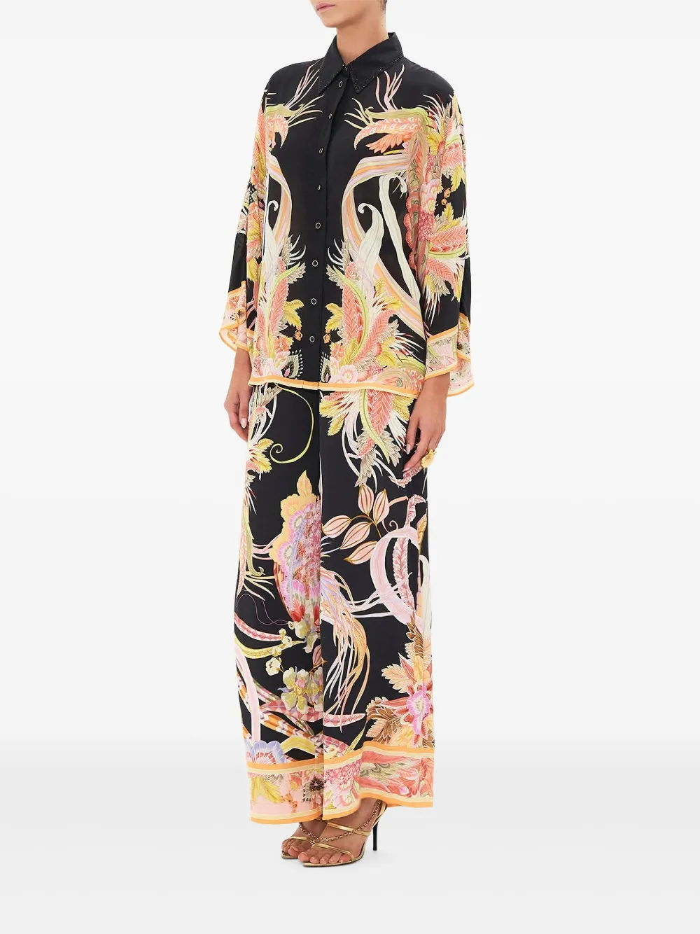 Camilla Lady of the Moon blouse Zwart