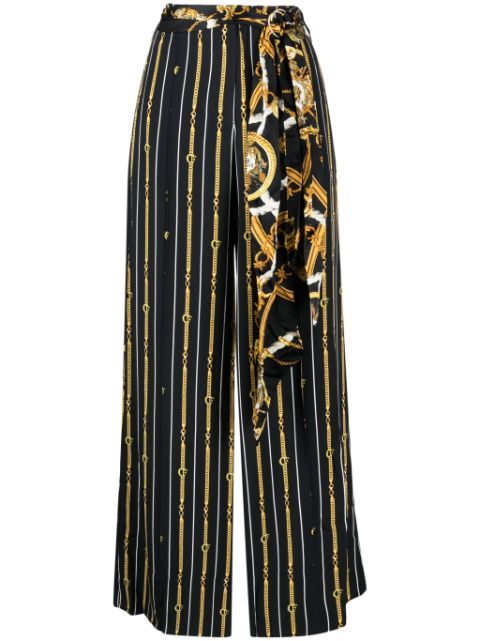 Camilla Coast To Coast-print silk trousers