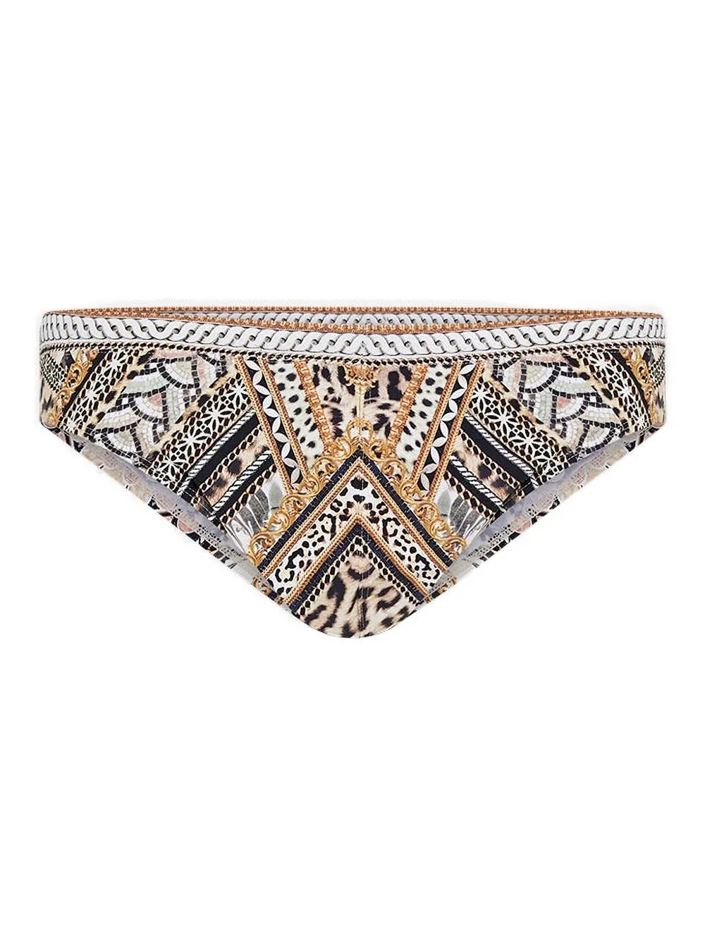 Camilla Mosaic Muse-print swimming trunks - グレー Camilla Mosaic Muse-print swimming trunks - グレー