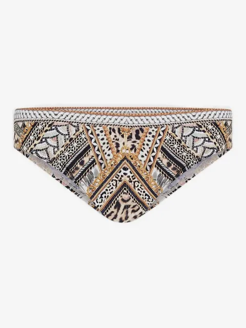 Camilla Mosaic Muse-print swimming trunks