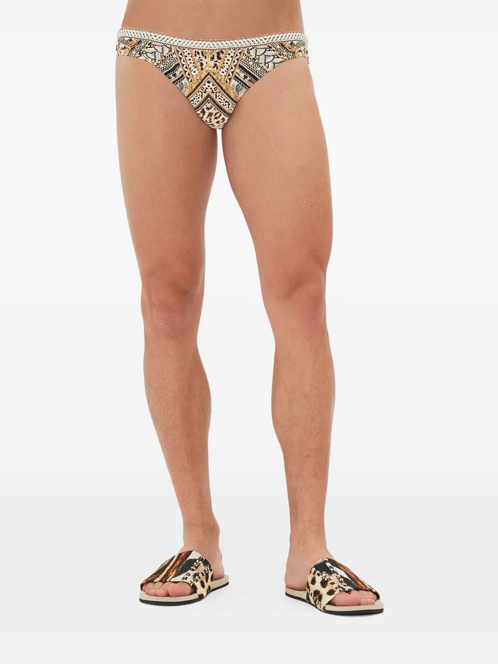 Camilla Mosaic Muse-print swimming trunks | Swimming Trunks | Image 2