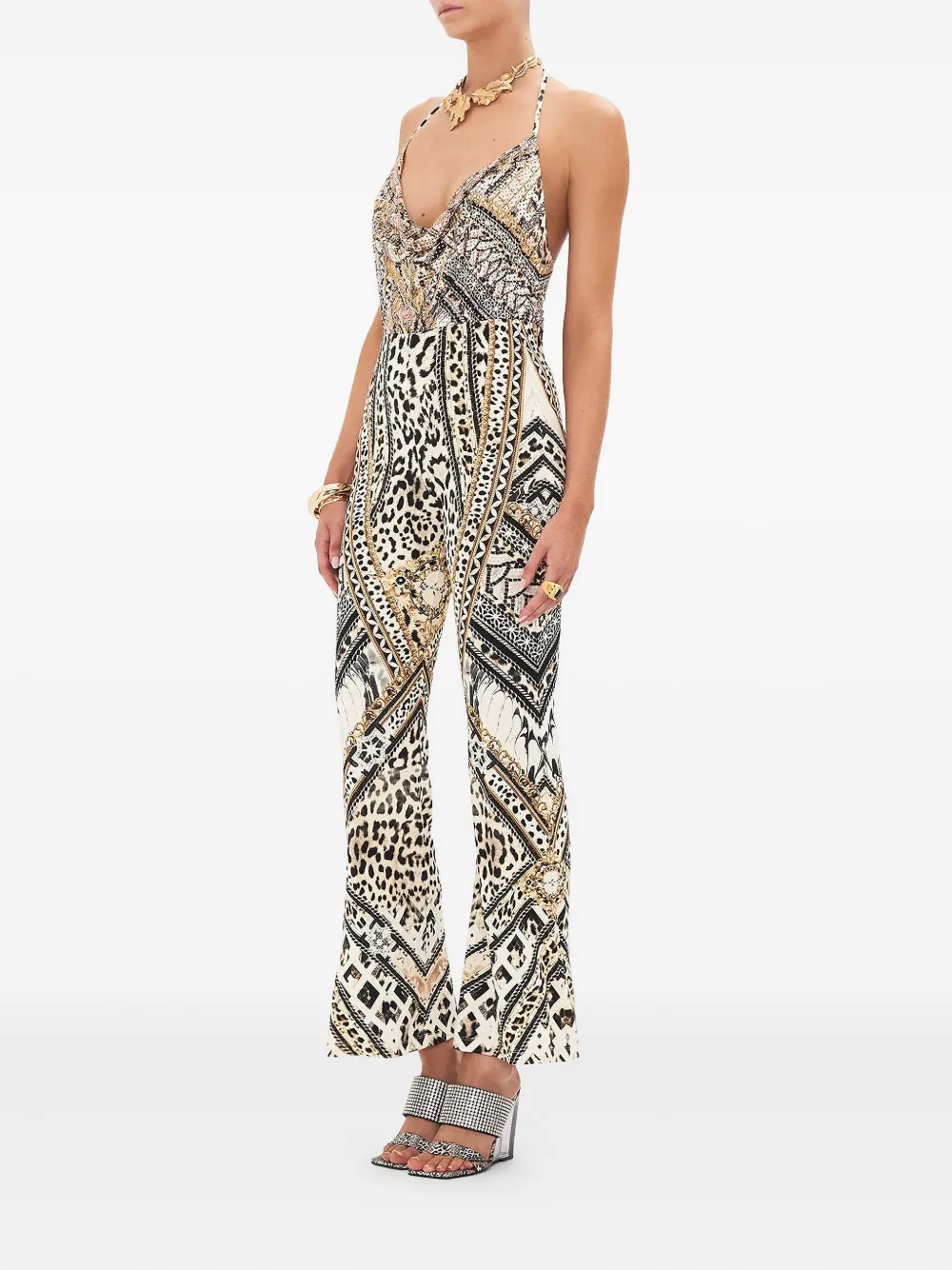 Camilla Mosaic Muse jumpsuit Beige