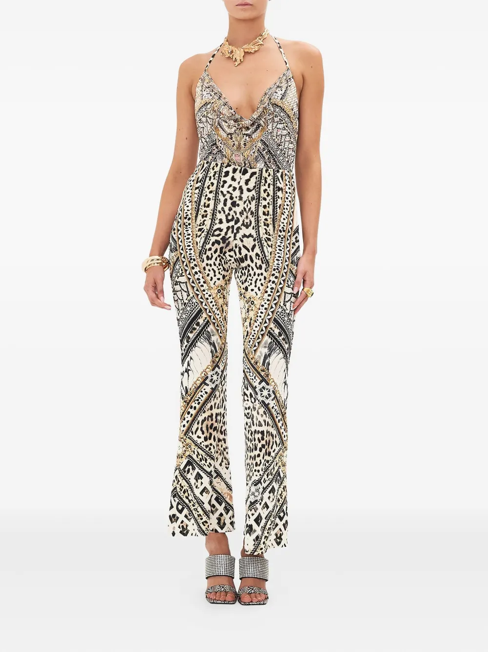 Camilla Mosaic Muse jumpsuit - Beige