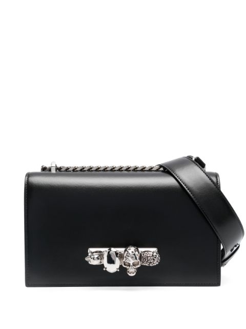 Alexander McQueen Jewelled leather shoulder bag Women