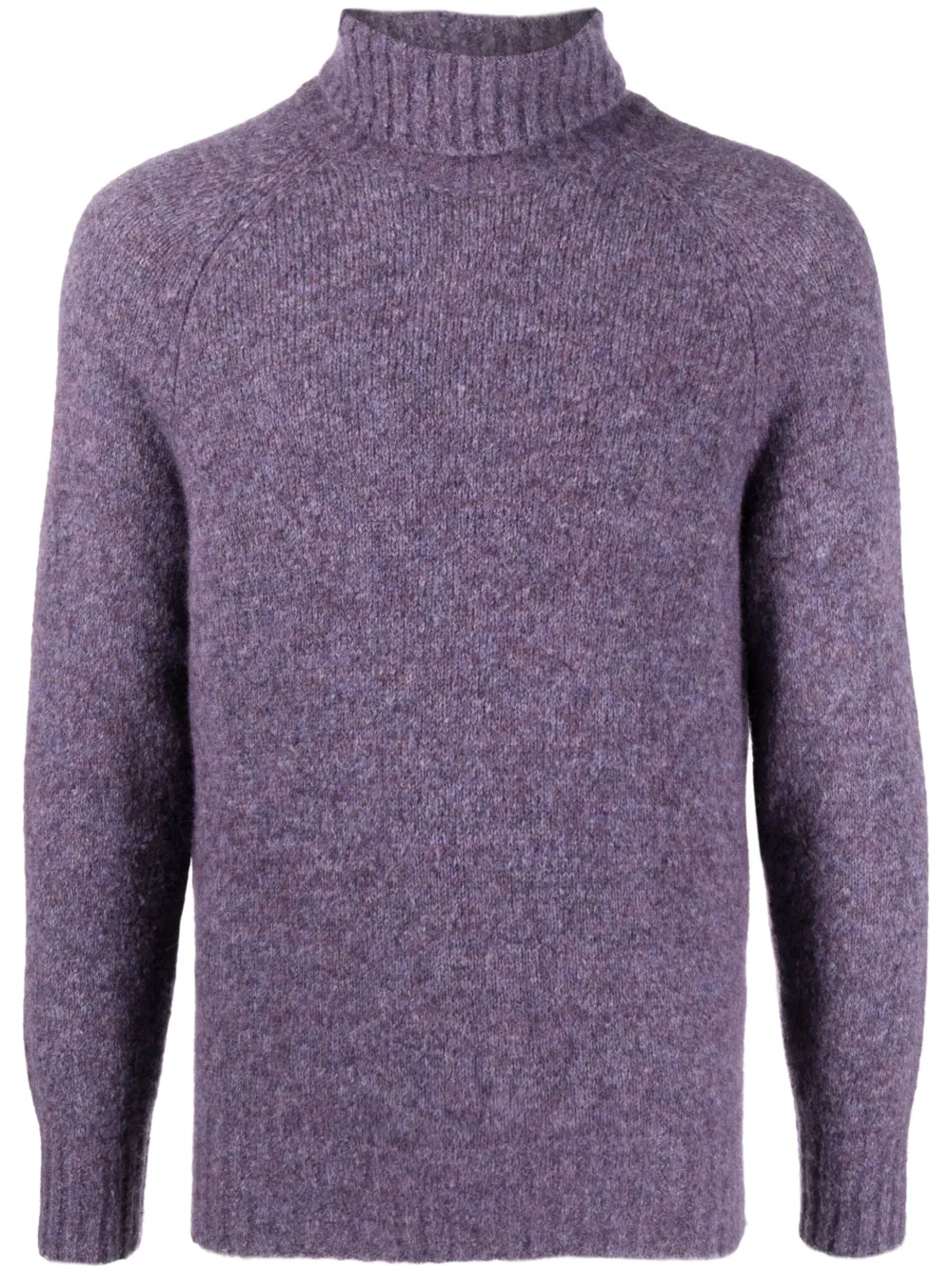 Brunello Cucinelli funnel-neck knit sweatshirt | Purple | Image 1