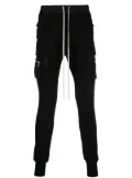 Rick Owens drawstring drop-crotch track pants - Black