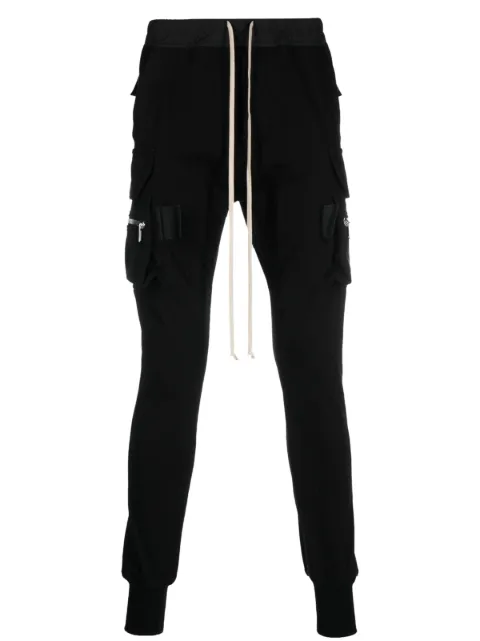Rick Owens tapered-leg organic-cotton trousers