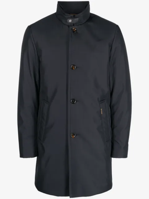 Moorer long-sleeve feather-down coat