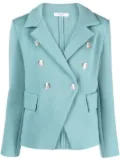 Charlott double-breasted wool blazer - Blue