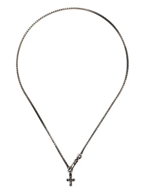 WERKSTATT:MÜNCHEN symbol cross-charm necklace